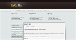 Desktop Screenshot of hgies.org
